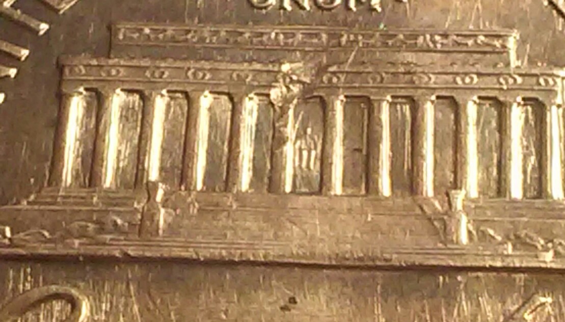 1989-Cent-Defective-Planchet/Lamination-Error